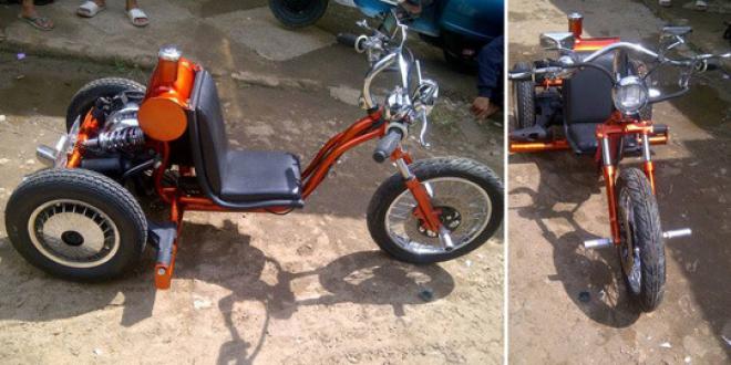 Vespa, inspirasi sepeda anak kecil